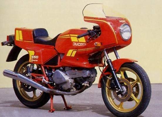 Ducati 650SL Pantah (1983-86) especificaciones técnicas