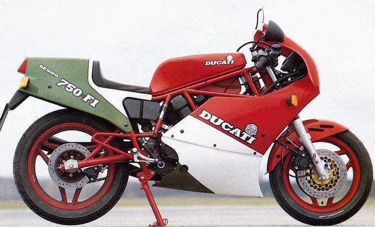 Ducati 750 F1 Desmo (1986) especificaciones técnicas