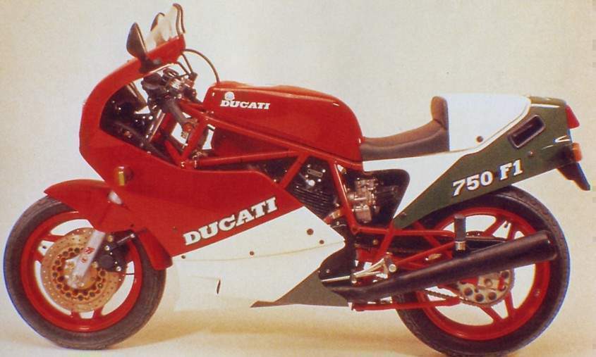Ducati 750 F1 Desmo (1987) especificaciones técnicas