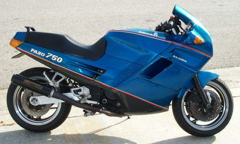 Ducati 750 Paso (1986-90) especificaciones técnicas