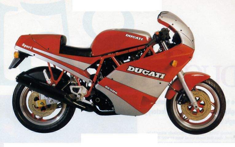Ducati 750 Sport (1989-90) especificaciones técnicas
