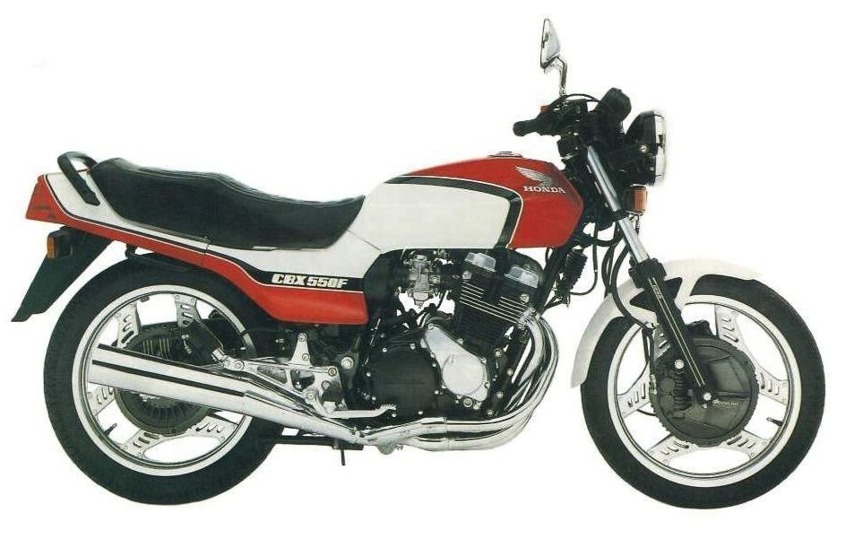 Honda CBX 550F (1982-83) especificaciones técnicas