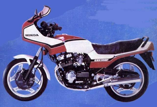 Honda CBX 550F Integra (1982-86) especificaciones técnicas
