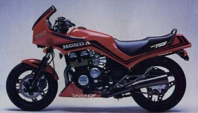 Honda CBX 750F (1983-84) especificaciones técnicas