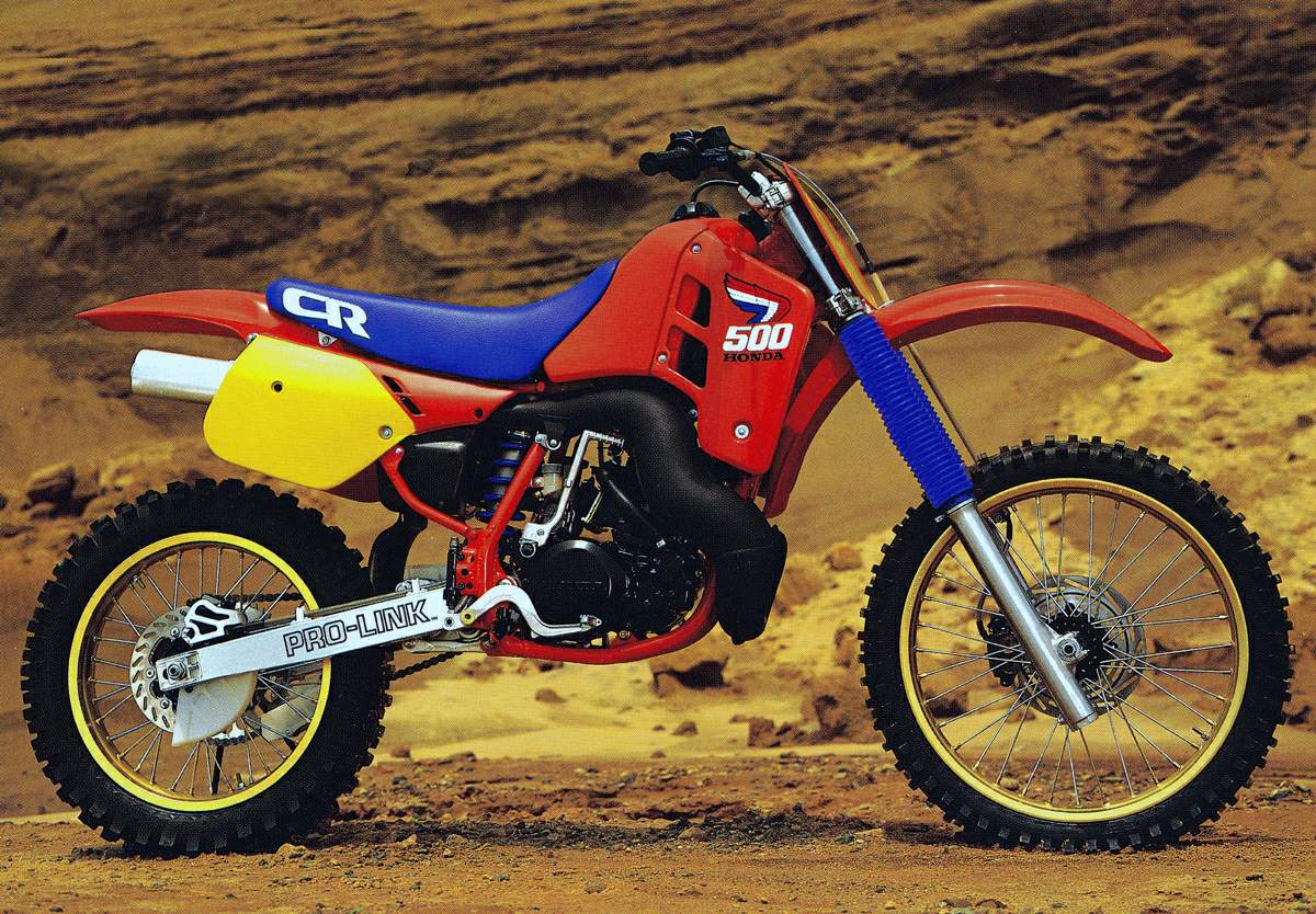 Honda CR 500R (1987) especificaciones técnicas