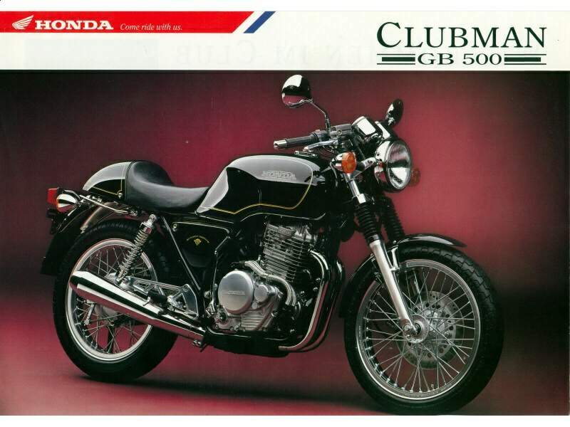 Honda GB 500TT Clubman Tourist Trophy (1989-91) especificaciones técnicas