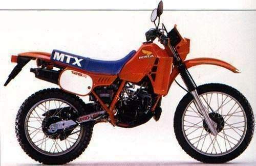 Honda MTX 125R (1984-85) especificaciones técnicas