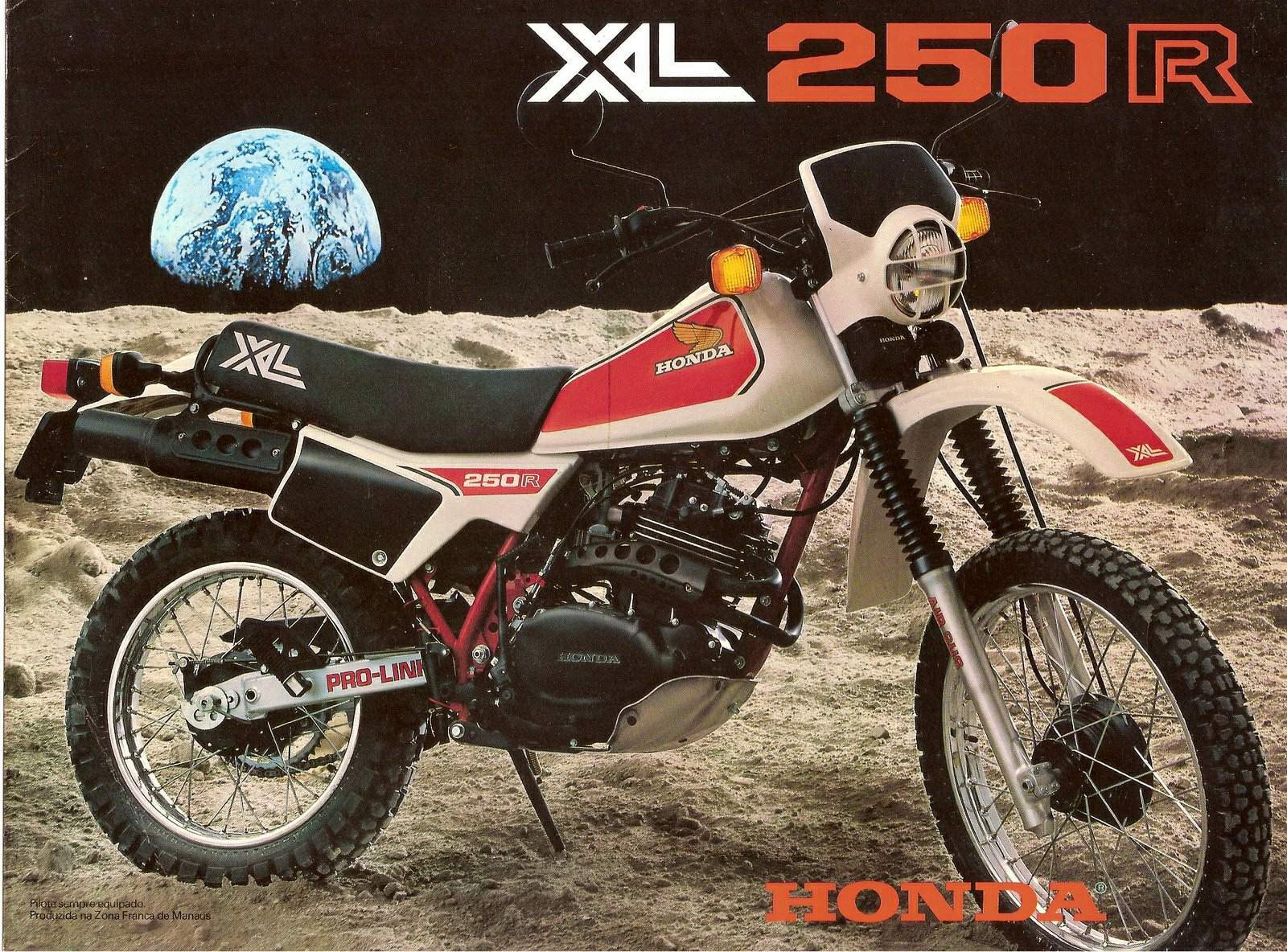 Honda XL 250R (1983) especificaciones técnicas