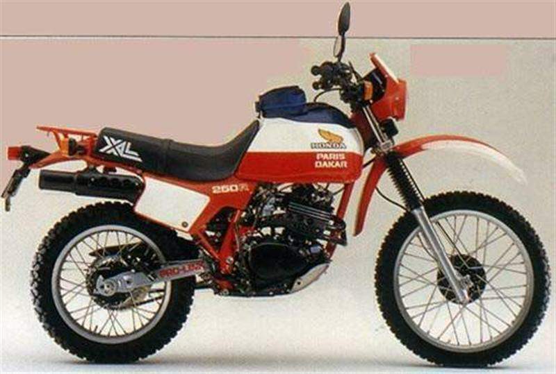 Honda XL 250R Paris Dakar Edición Limitada (1982) especificaciones técnicas