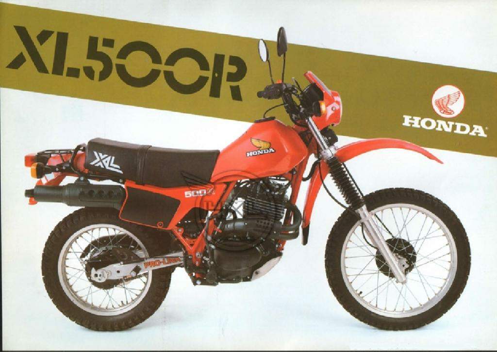 Honda XL 500R (1982-83) especificaciones técnicas