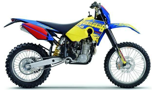 Husaberg FE 550e Enduro (2007) especificaciones técnicas