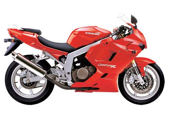 Especificaciones técnicas Hyosung GT 250R (2004-06)