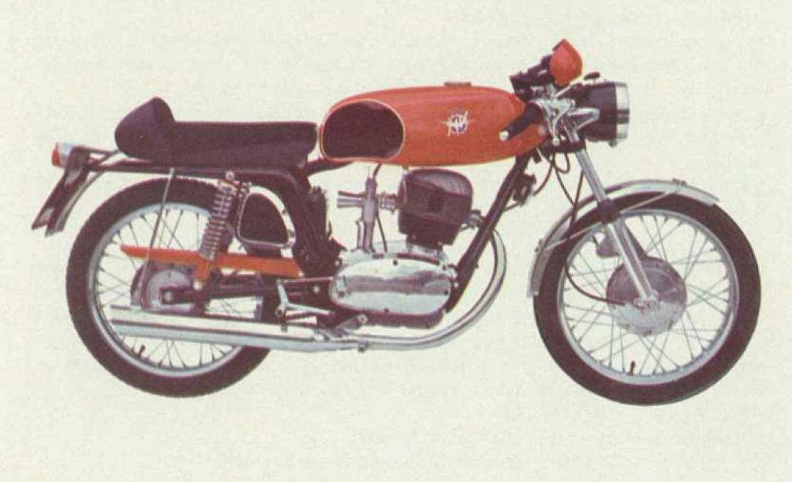 Especificaciones técnicas de la MV Agusta 125 Sport GTLS (1970-73)