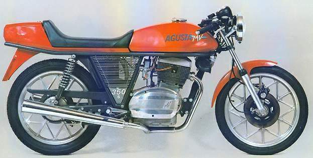 Especificaciones técnicas de la MV Agusta 350 Sport Ipotesi (1974-77)